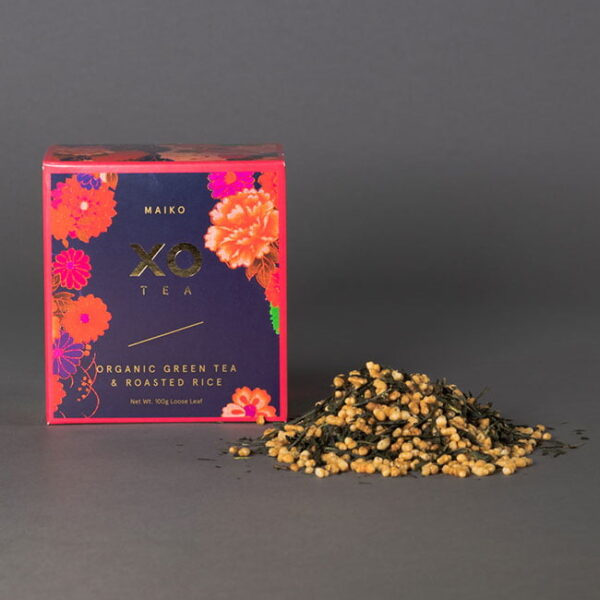 Roasted Rice Green Tea Certified Organic (Genmaicha) - Image 2